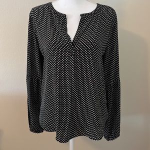 LOFT Polka Dot Blouse